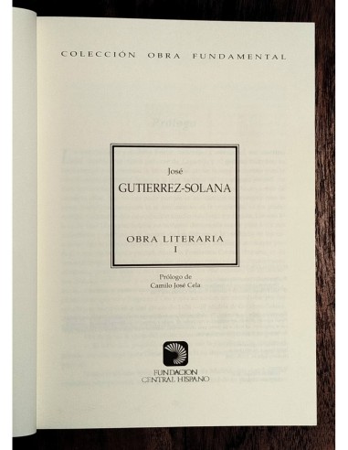 OBRA LITERARIA. 2 TOMOS