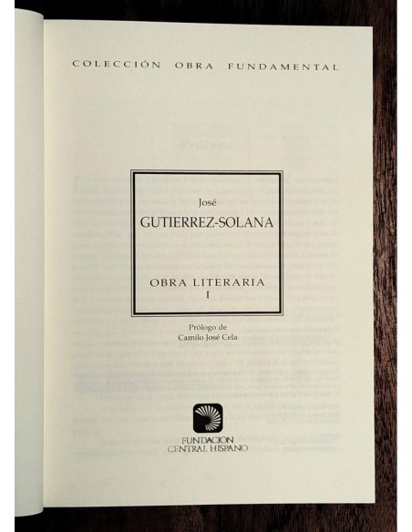 OBRA LITERARIA. 2 TOMOS