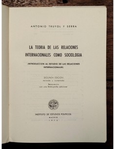 LA TEORÍA DE LAS RELACIONES INTERNACIONALES COMO SOCIOLOGÍA 2
