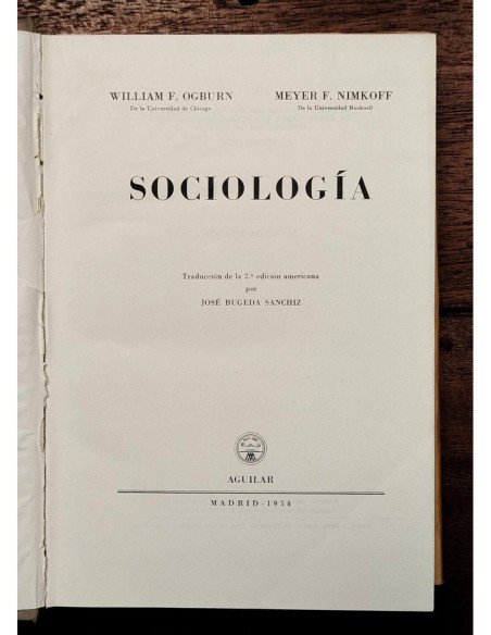 SOCIOLOGÍA