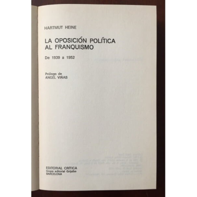 LA OPOSICIÓN POLÍTICA