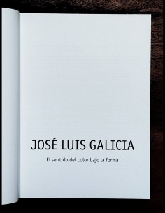 JOSÉ LUIS GALICIA: EL SENTIDO DEL COLOR BAJO LA FORMA 2