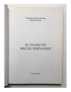 EL TEATRO DE MIGUEL HERNÁNDEZ 2
