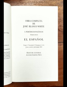 OBRAS COMPLETAS VOL. III - EL ESPAÑOL, NÚMEROS 4, 5 Y 6. JULIO, AGOSTO Y SEPTIEMBRE DE 1810 2