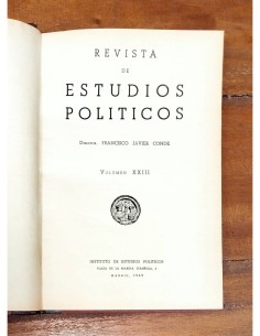 REVISTA DE ESTUDIOS POLÍTICOS. VOLUMEN XXIII 2