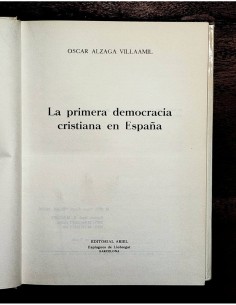 LA PRIMERA DEMOCRACIA CRISTIANA EN ESPAÑA 2