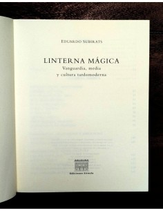 LINTERNA MÁGICA: VANGUARDIA, MEDIA Y CULTURA TARDOMODERNA 2