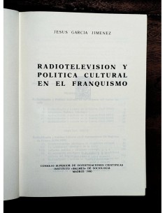 RADIOTELEVISIÓN Y POLÍTICA CULTURAL EN EL FRANQUISMO 2