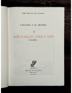 LOS VASCOS AYER Y HOY. 2 TOMOS 2