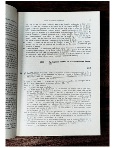 LOS MANUSCRITOS DEL ARCHIVO GENERAL Y BIBLIOTECA DEL MINISTERIO DE ASUNTOS EXTERIORES