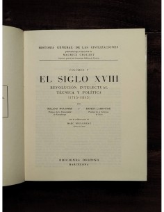 EL SIGLO XVIII. REVOLUCIÓN INTELECTUAL TÉCNICA Y POLÍTICA (175-185). V 2