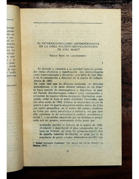 JOSÉ MARTÍ ANTIEMPERIALISTA