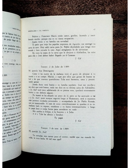 EPISTOLARIO. GIL FORTOUL EN LA INTIMIDAD Y EN LA DIPLOMACIA