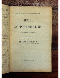 HEGEL Y SCHOPENHAUER 2