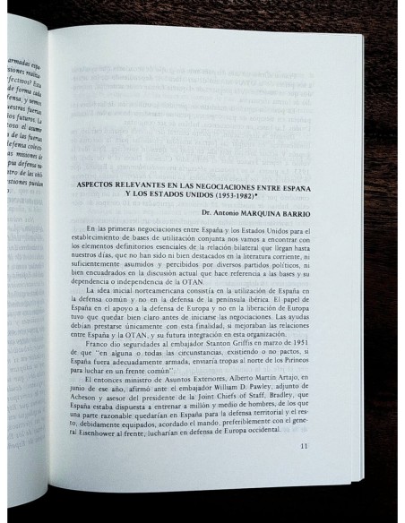 BASES Y REDUCCIONES: LAS NEGOCIACIONES ESPAÑA-EE.UU