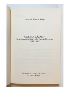 VALERA Y LÁZARO: FIRMA IMPRESCINDIBLE EN LA ESPAÑA MODERNA (1889-1902) 2