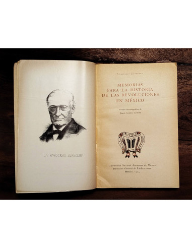 MEMORIAS PARA LA HISTORIA DE LAS REVOLUCIONES EN MÉXICO