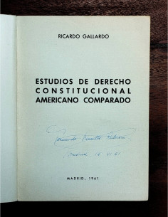 ESTUDIOS DE DERECHO CONSTITUCIONAL AMERICANO COMPARADO 2