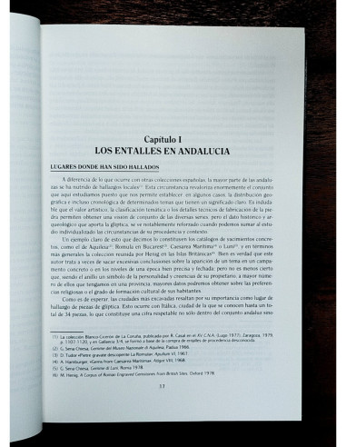 LA GLÍPTICA DE LA ANTIGÜEDAD EN ANDALUCÍA
