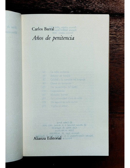 AÑOS DE PENITENCIA