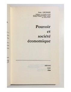 POUVOIR ET SOCIÉTÉ ÉCONOMIQUE 2