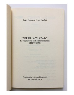 ZORRILLA Y LÁZARO: EL VIEJO POETA Y EL EDITOR MECENAS (1889-1893) 2