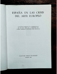 ESPAÑA EN LAS CRISIS DEL ARTE EUROPEO 2