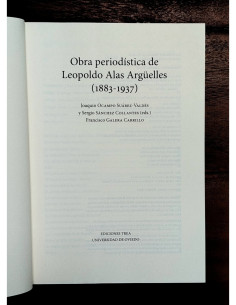 OBRA PERIODÍSTICA DE LEOPOLDO ALAS ARGÜELLES (1883-1937) 2