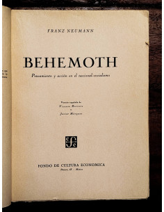 BEHEMOTH: PENSAMIENTO Y ACCIÓN DEL NACIONAL-SOCIALISMO 2