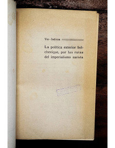 LA POLÍTICA EXTERIOR BOLCHEVIQUE POR LAS RUTAS DEL IMPERIALISMO ZARISTA 2