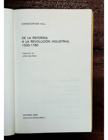 DE LA REFORMA A LA REVOLUCIÓN INDUSTRIAL 1530-1780