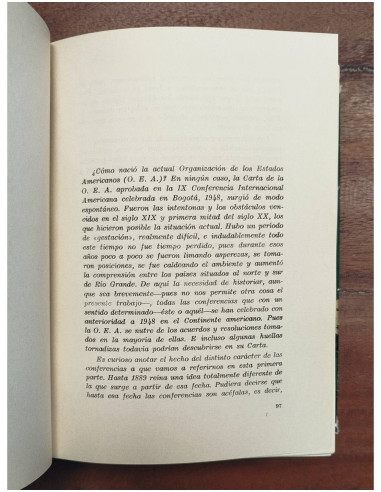 LA ORGANIZACIÓN DE LOS ESTADOS AMERICANOS