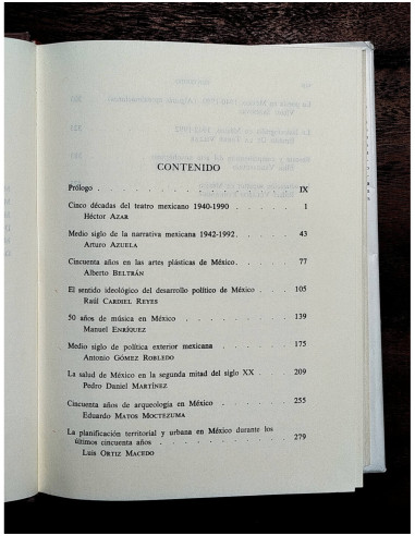 CULTURA MEXICANA 1942-1992