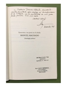ENTREVISTA A UN POETA EN EL OLVIDO: MANUEL MACHADO (ANTOLOGÍA POÉTICA) 2