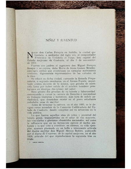CARLOS PEREYRA Y SU OBRA