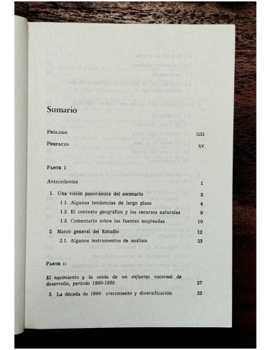 PERÚ 1890-1977: CRECIMIENTO Y POLÍTICAS EN UNA ECONOMÍA ABIERTA