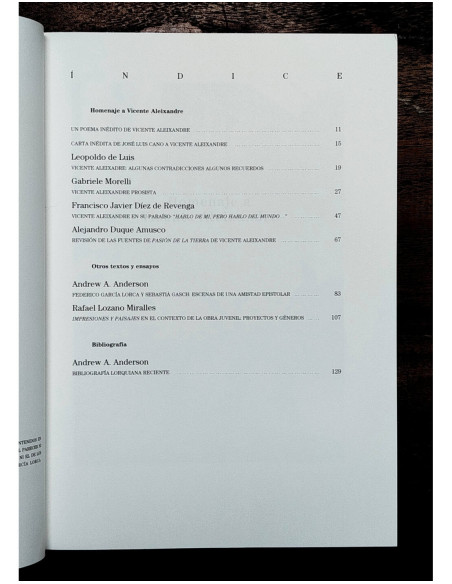 FGL 23: BOLETÍN DE LA FUNDACIÓN FEDERICO GARCÍA LORCA