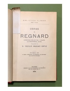 OBRAS DE REGNARD. TRES TOMOS 2