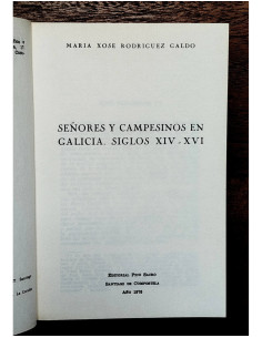 SEÑORES Y CAMPESINOS EN GALICIA. SIGLOS XIV-XVI 2
