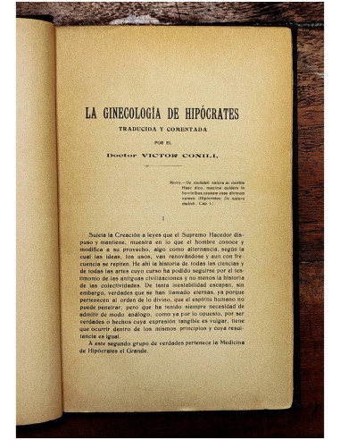 LA GINECOLOGÍA DE HIPÓCRATES