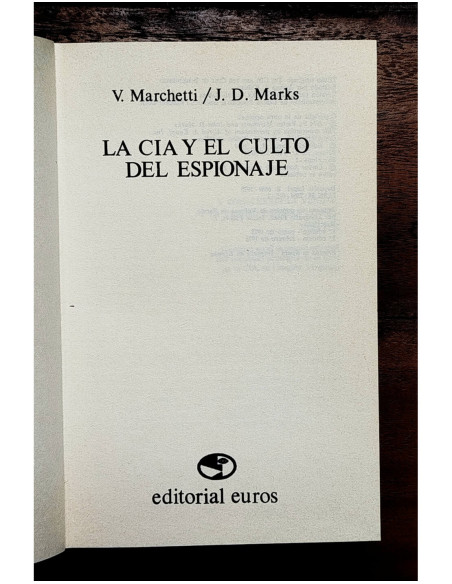 LA CIA Y EL CULTO DEL ESPIONAJE
