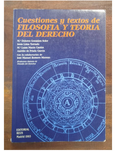 CUESTIONES Y TEXTOS DE FILOSOFIA Y TEORIA DEL DERECHO