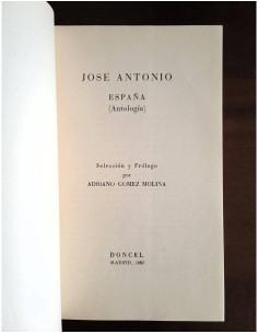 JOSÉ ANTONIO. ANTOLOGÍA 2