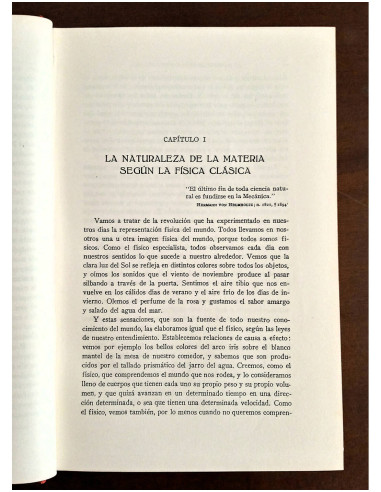 UNA REVOLUCIÓN EN EL CONCEPTO FÍSICO DEL MUNDO