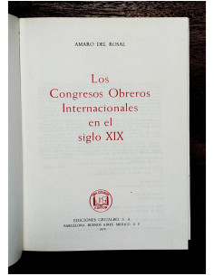 LOS CONGRESOS OBREROS INTERNACIONALES (2 TOMOS) 2