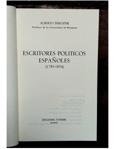 ESCRITORES POLÍTICOS ESPAÑOLES 1780-1854 2