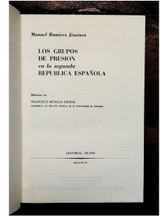 LOS GRUPOS DE PRESIÓN EN LA SEGUNDA REPÚBLICA ESPAÑOLA 2