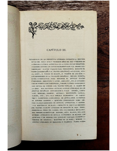 HISTORIA DE LAS IDEAS ESTÉTICAS EN ESPAÑA . TOMO III (VOLUMEN SEGUNDO) SIGLO XVIII