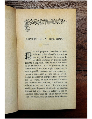 HISTORIA DE LAS IDEAS ESTÉTICAS EN ESPAÑA . TOMO V. SIGLO XIX