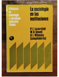 LA SOCIOLOGÍA EN LAS INSTITUCIONES